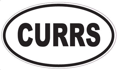 CURRS - Oval Magnet