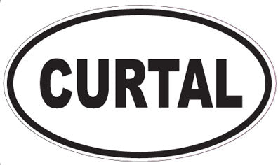 CURTAL - Oval Sticker