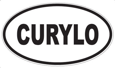 CURYLO - Oval Sticker