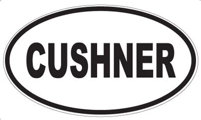 CUSHNER - Oval Sticker