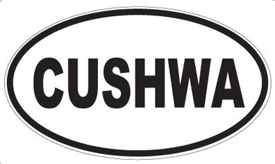 CUSHWA - Oval Sticker