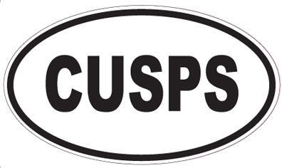 CUSPS - Oval Magnet