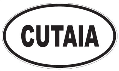 CUTAIA - Oval Sticker