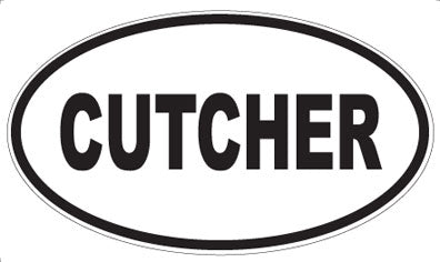 CUTCHER - Oval Sticker