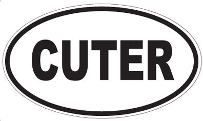 CUTER - Oval Magnet