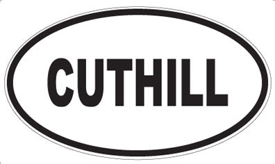 CUTHILL - Oval Sticker
