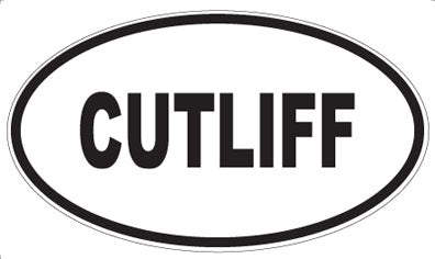 CUTLIFF - Oval Sticker