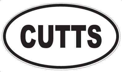 CUTTS - Oval Magnet