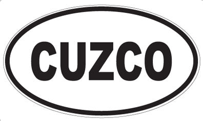 CUZCO - Oval Sticker