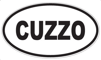 CUZZO - Oval Sticker