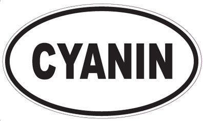 CYANIN - Oval Sticker