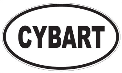 CYBART - Oval Sticker