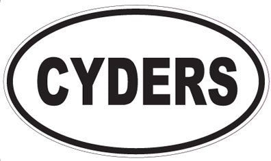 CYDERS - Oval Sticker