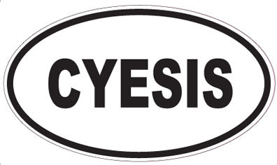 CYESIS - Oval Sticker