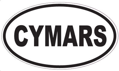 CYMARS - Oval Sticker