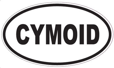 CYMOID - Oval Sticker