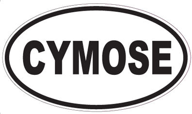 CYMOSE - Oval Sticker