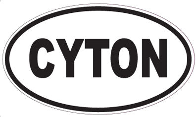 CYTON - Oval Sticker