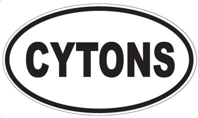 CYTONS - Oval Sticker