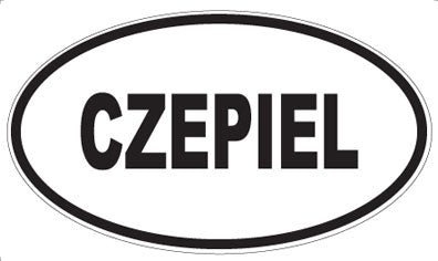 CZEPIEL - Oval Sticker