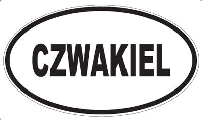 CZWAKIEL - Oval Magnet