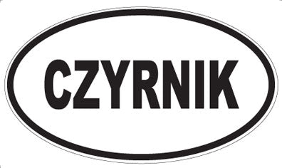 CZYRNIK - Oval Magnet