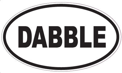 DABBLE - Oval Sticker