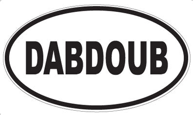 DABDOUB - Oval Sticker