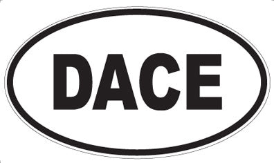 DACE - Oval Sticker