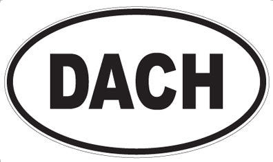 DACH - Oval Sticker