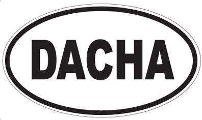DACHA - Oval Magnet