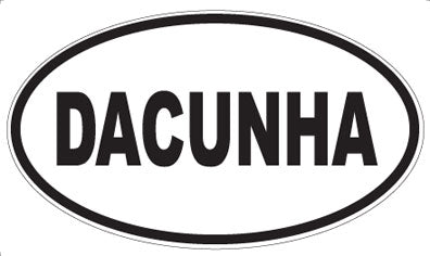 DACUNHA - Oval Sticker
