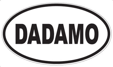DADAMO - Oval Sticker