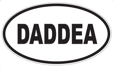DADDEA - Oval Sticker