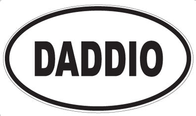 DADDIO - Oval Sticker
