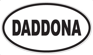 DADDONA - Oval Sticker