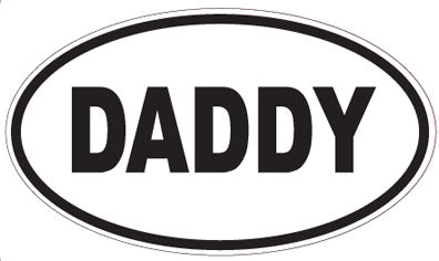 DADDY - Oval Magnet