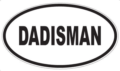 DADISMAN - Oval Sticker