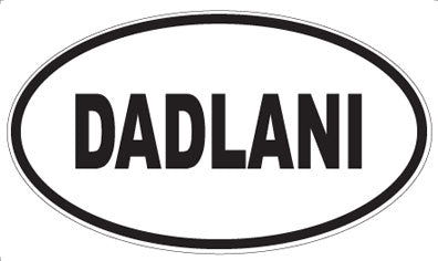DADLANI - Oval Sticker