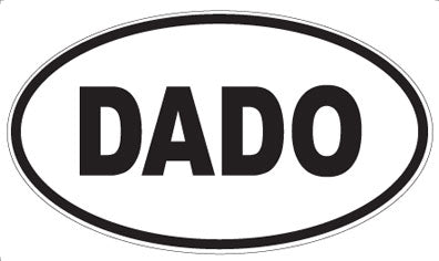DADO - Oval Sticker