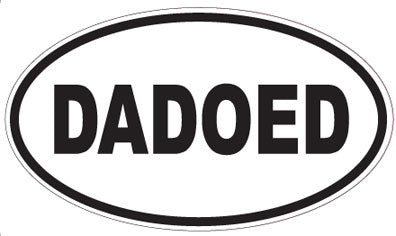 DADOED - Oval Sticker