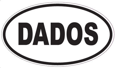 DADOS - Oval Magnet