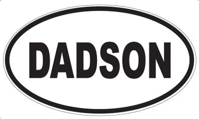 DADSON - Oval Sticker