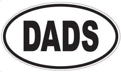DADS - Oval Sticker