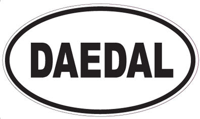DAEDAL - Oval Sticker