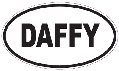 DAFFY - Oval Magnet