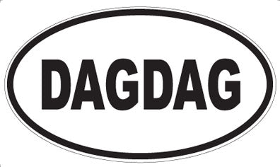 DAGDAG - Oval Sticker