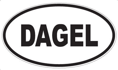 DAGEL - Oval Sticker