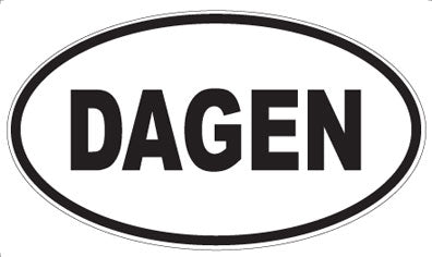 DAGEN - Oval Sticker