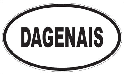 DAGENAIS - Oval Sticker